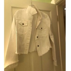 Sugarlips White Denim Jacket - Size M
